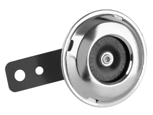 12V-os kürt - 95 dB, átmérő 65 mm - ezüst