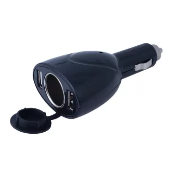 Szivargyújtó adapter - 12/24V - 2x USB (1000 mA)