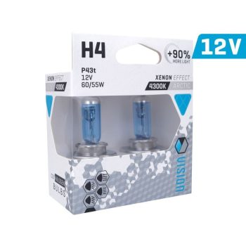   Vision Arctic White halógén izzó, H4, 12V, 55/60W, +90%, párban
