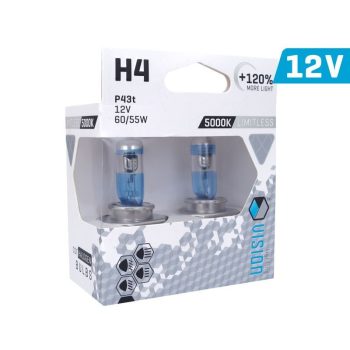   Vision Arctic White halógén izzó, H4, 12V, 55W, +120%, párban