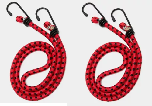 2db-os gumipók - 80 cm, acélkampós