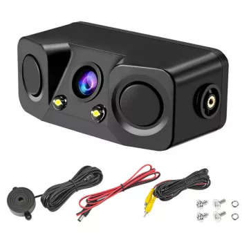 Tolatókamera 2db beépített tolatószenzorral - CA-3IN1