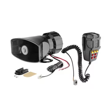 7 szólamú mikrofonos sziréna