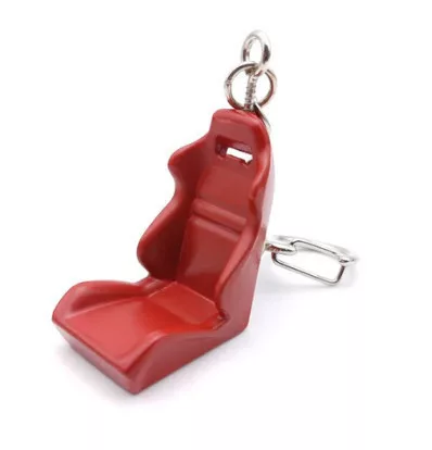 Sportülés kulcstartó fémből - piros - W16362-10R