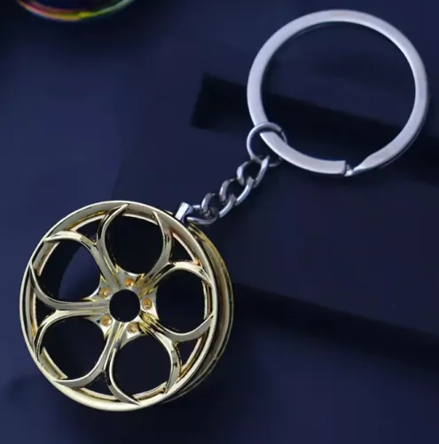 Felni kulcstartó fémből - arany - W16362-2G