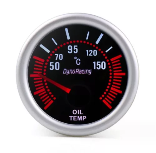 Olajhőmérséklet mérő - fekete számlap