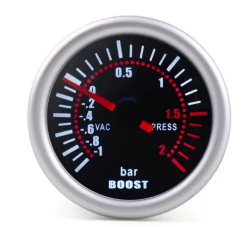 Turbónyomás mérőóra fekete számlappal - 84030 2BAR