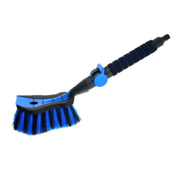 Autómosó kefe szeleppel, puha nyéllel