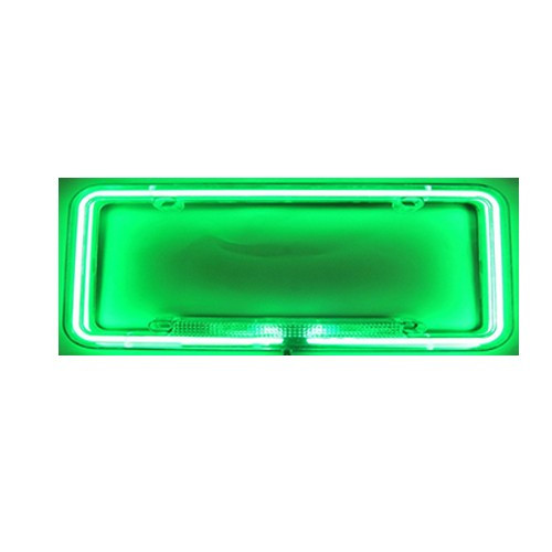 Neon rendszámtábla - zöld - AD998G