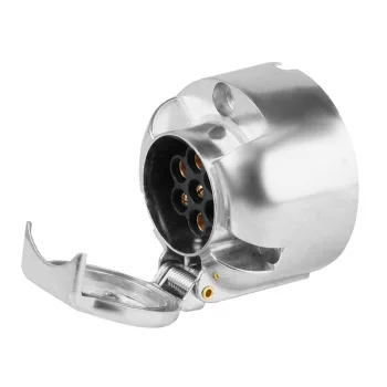   Utánfutó vonóhorog csatlakozó - 7 Pin - alumínium - 12/24V