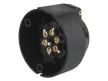 Utánfutó vonóhorog csatlakozó - 7 Pin - műanyag - 12/24V