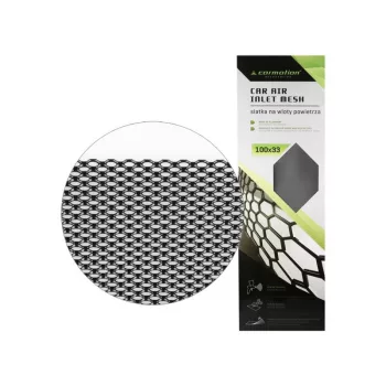 Tuningrács, díszrács - méhsejt alakú - 100x33cm