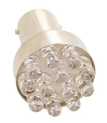 BAY15D LED izzó - 21/5W - piros