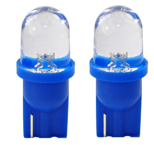 T10 kék helyzetjelző LED izzó - párban
