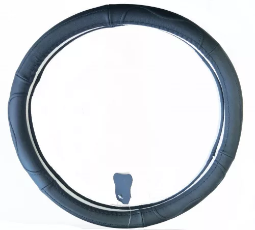 Valódi bőr furgon kormányvédő - 47cm