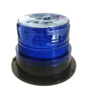 60 ledes tetővillogó - kék - 12/24V E9