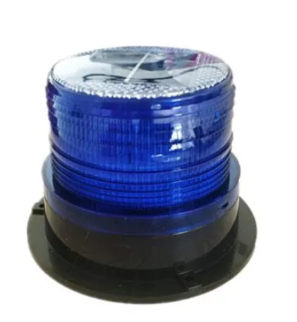 60 ledes tetővillogó - kék - 12/24V E9