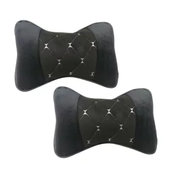 Nyakpárna seppelt mintázattal - fekete/fehér - 2 db-os