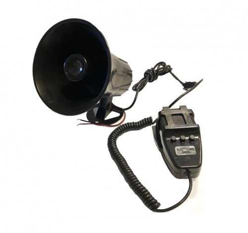 3 szólamú mikrofonos sziréna 12V/30W - SZI-HS78003-3