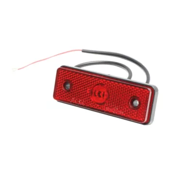 Szélességjelző/helyzetjelző - piros - 12-36V - 1db