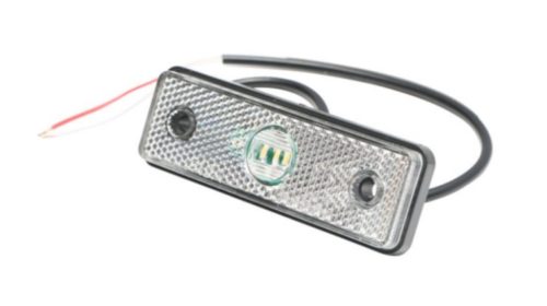 Szélességjelző/helyzetjelző - fehér - 12-36V - 1db