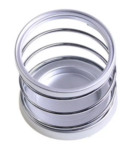 Rugós pohártartó, univerzális - ezüst