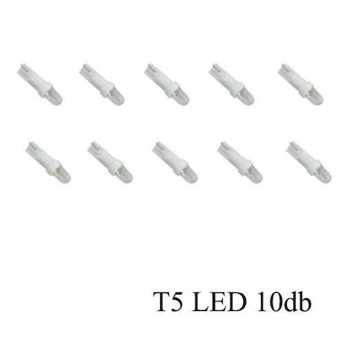Műszerfal LED izzó T5 fehér - L-T5LED/12 - 10db