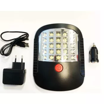 Akkumulátoros, tölthető steklámpa