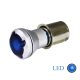 LED-es szivargyújtó - kék fényű - AE-MT0568