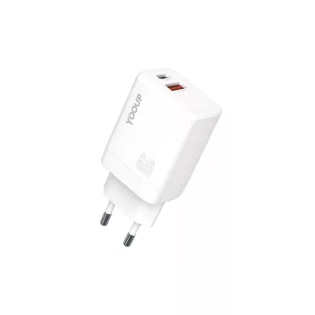 YOOUP 45W dupla hálózati töltő - USB/TYPE-C NC48-D