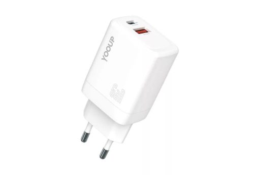 YOOUP 45W dupla hálózati töltő - USB/TYPE-C NC48-D
