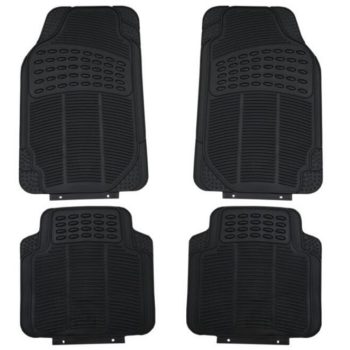   4 részes autós gumiszőnyeg szett univerzális, vágható fekete színben