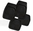 4 részes autós gumiszőnyeg szett univerzális fekete