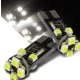 T10 helyzetjelző LED izzó - W5W-T10-8 SMD LED