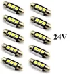CANBUS 3SMD LED LA513C-36CS Szofita hűtőbordás izzó - 24V - 10db