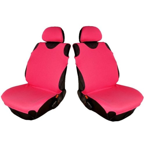 Trikó üléshuzat fejtámla huzatokkal, hagyományos, pink - párban