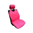 Trikó üléshuzat fejtámla huzatokkal, hagyományos, pink - párban