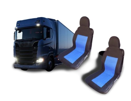 Kamion üléshuzat - 2db, kék-fekete