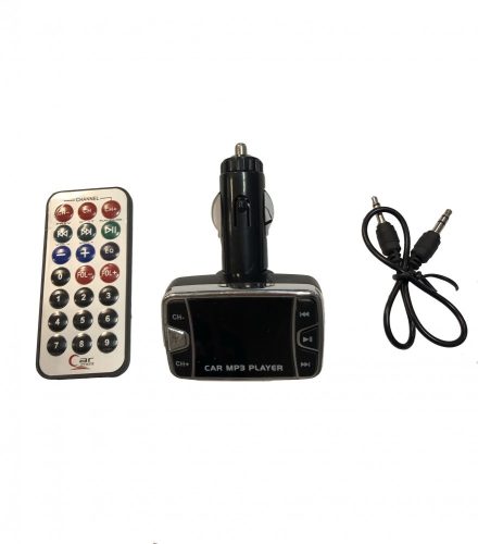 LED kijelzős FM transmitter mp3 lejátszó távirányítóval - HF-MP3/USB965