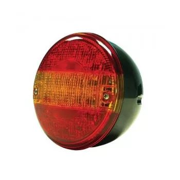 Hátsó kerek LED lámpa - 3 funkciós - 24V - 140mm