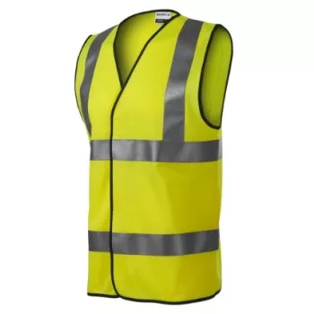 Láthatósági mellény - fényvisszaverős - sárga