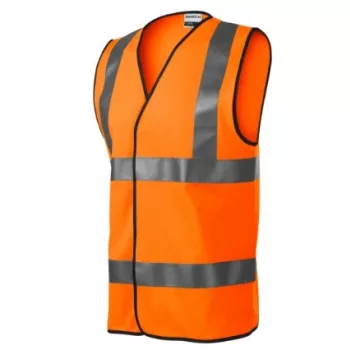 Láthatósági mellény - fényvisszaverős - narancs