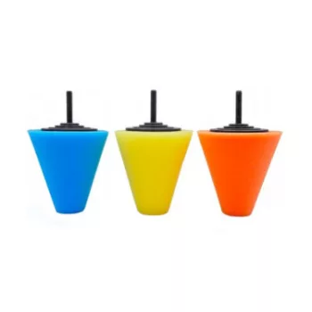 Kúpos polírozó szivacs készlet - 150 mm - 3db