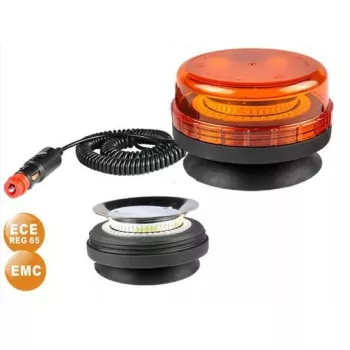  Sárga tetővillogó - 3 funkciós - E jel - 12-24V 2835MD LED