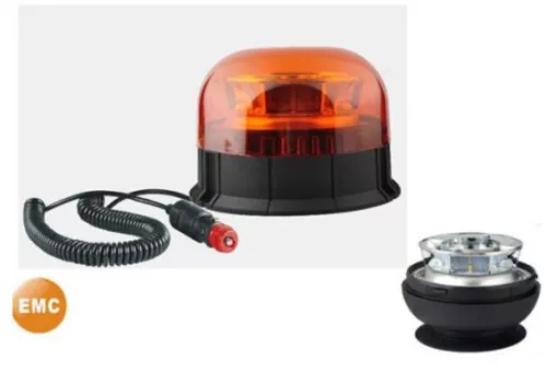 LED-es szivargyújtós tetővillogó - 12/24V, E jeles "E9"