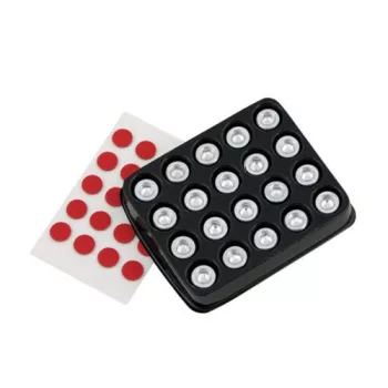 Alumínium dekor csavarfej szett - ezüst - 20db