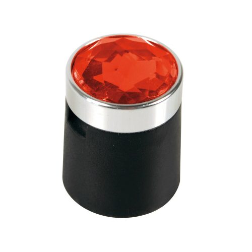 Lampa Crystal kerékcsavar kupak szett - 17mm - piros - 20db