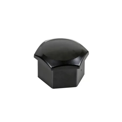 Lampa ABS kerékcsavar kupak -  fekete - 19mm - 20db