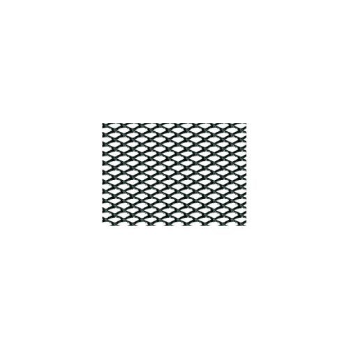 Alumínium hűtőrács - rombuszmintás - fekete-  100x33cm