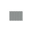 Alumínium hűtőrács - rombuszmintás - fekete-  100x33cm